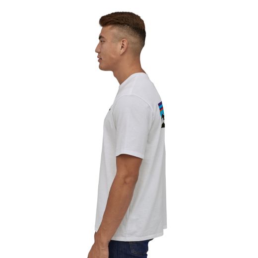 Bilde av Patagonia M P-6 Logo Responsibili-Tee Hvit